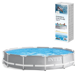 Basen stelażowy okrągły 366cm INTYEX 26710