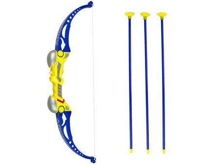 Zestaw strzelecki dla dzieci łuk ze strzałami tarczą i okularami