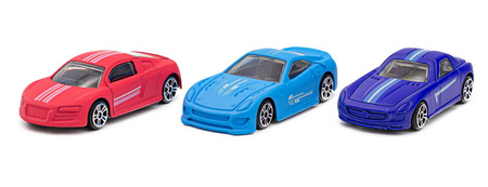 Zestaw pojazdów dla dzieci 16 metalowych samochodów resoraków Kolorowe autka