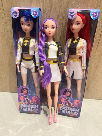 Laleczki z muzyką lalki Kpop Demon Hunters k-popowe łowczynie demonów zestaw Rumi Zoey Mira stroje piosenka Golden