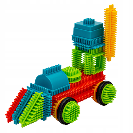Zestaw klocków konstrukcyjnych dla dzieci Jeżyki Grzebyki Wafle 200 elementów