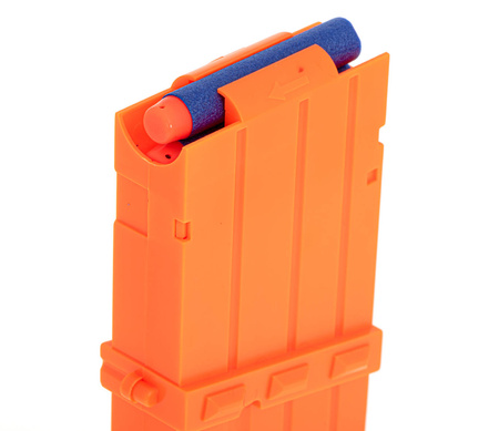 Wyrzutnia Karabin maszynowy na strzałki dla dzieci Pistolet na naboje piankowe Blaze Storm 20 naboi