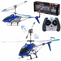 Helikopter RC SYMA S107G zdalnie sterowany dla dzieci na pilota niebieski