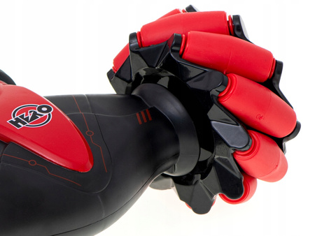 Dwustronny samochód zdalnie sterowany Akrobata Dancing Stunt 360 dla dzieci czerwony