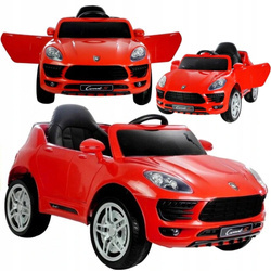Samochód na akumulator Coronet S elektryczny Auto dla dzieci światła LED czerwony