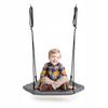 Sześciokątna huśtawka ogrodowa dla dzieci Bocianie gniazdo Ecotoys szara 95 cm MIR6023 GRAY