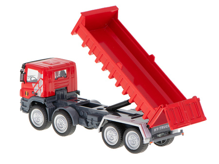 Wywrotka metalowe auto budowlane Die-Cast czerwona