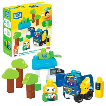 Mega Bloks Green Town - Ekoautobus  elementów