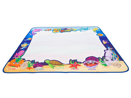 Wielokolorowa mata wodna z akcesoriami 100x80cm