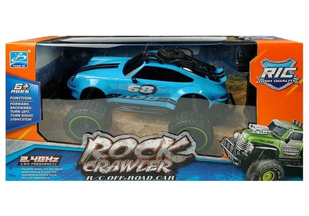 Duży terenowy samochód zdalnie sterowany dla dzieci Beetle RC 1:18 2,4GHz niebieski 