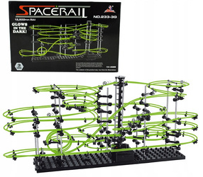 Spacerail tor kulkowy świecący w ciemności zjeżdżalnia dla kulek level 3G