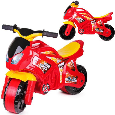 Jeździk motorek biegowy dla dzieci czerwony motor Technok 5118