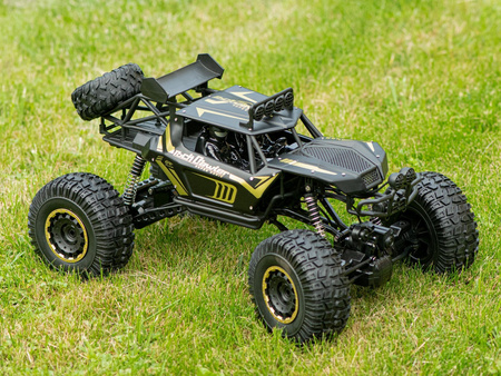 Duży samochód terenowy zdalnie sterowany RC Auto Rock Crawler 1:8 51cm czarny