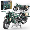 Klocki konstrukcyjne CADA Motocykl militarny Motor dla dzieci 550 elementów