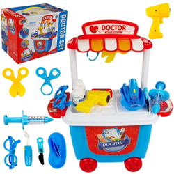 Zestaw Małego Lekarza Doktora dla dzieci Wózek z akcesoriami
