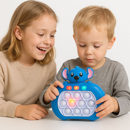 Zabawka zręcznościowa antystresowa dla dzieci POP IT POPIT STITCH gra elektroniczna sensoryczna