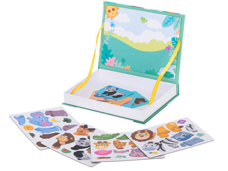 Puzzle Magnetyczna układanka zwierzęta safari