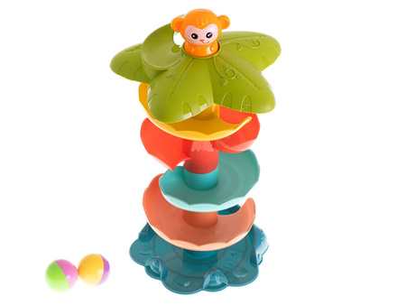 Sorter tor wieża z piłeczkami zjeżdżalnia kuleczek dla dzieci