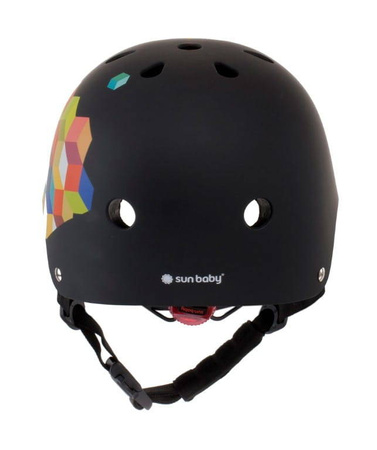 Kask rowerowy dla dzieci M z lampką LED Cubic Sun Baby 3-7 lat