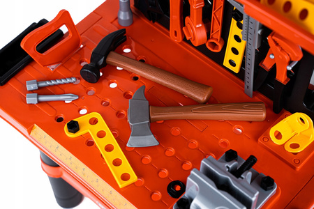 Warsztat majsterkowicza, warsztat dla dzieci, zestaw narzędzi