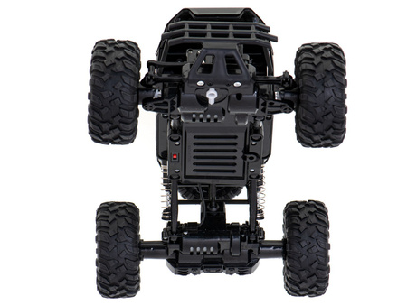 Duży samochód terenowy zdalnie sterowany RC Auto Rock Crawler 1:12 4WD czarny
