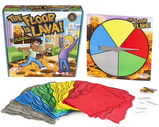 Towarzyska gra zręcznościowa Podłoga to lawa The Floor is Lava dla dzieci