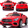 Samochód na akumulator Mercedes SL65 elektryczny Auto dla dzieci światła LED czerwony