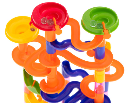 Zjeżdżalnia Tor kulkowy Labirynt 74el. Marble