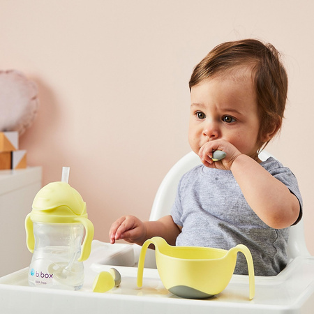 Innowacyjny kubek bidon dla dzieci z obciążoną słomką BBox Gelato Banana Split 240ml BB00522