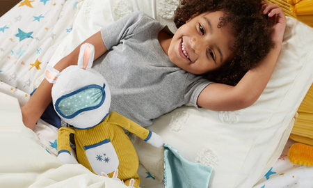 Króliczek Usypianka i Trener snu „Zaśnij ze mną” przytulanka dla dzieci FISHER-PRICE GMN58