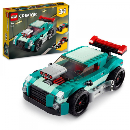 Lego Creator 3w1 - Uliczna wyścigówka + 2 modele 31127