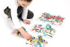 CzuCzu Puzzle progresywne - Pojazdy w akcji - 71 elementów