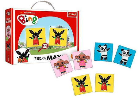 Gra Memo - Memos Maxi BING - 24 elementy TREFL