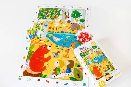 CzuCzu Puzzle obserwacyjne  - Las 40 elementów