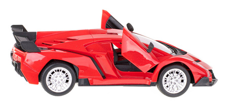 Zdalnie sterowany duży samochód Lamborghini RC Winner Racing 3 dla dzieci czerwony 1:16