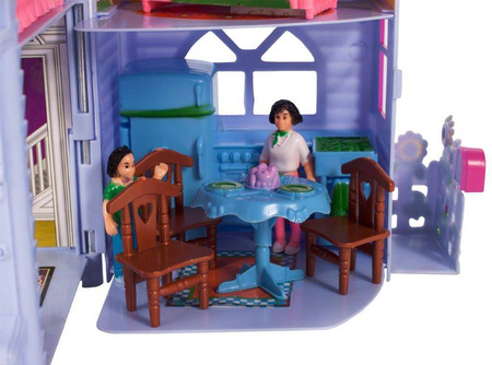 Rozkładany domek dla lalek Country + meble +figurki