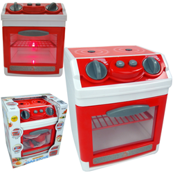 Zabawkowy piekarnik dla dzieci z płytą indukcyjną Interaktywna kuchenka z akcesoriami