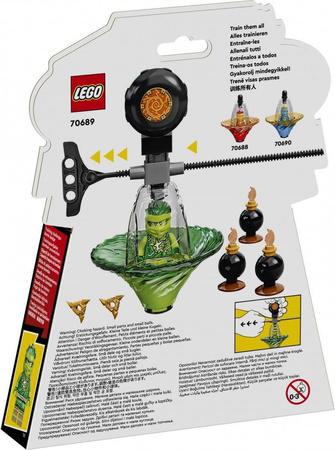 Lego Ninjago - Szkolenie wojownika Spinjitsu Lloyda 70689