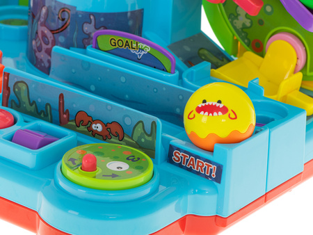 Interaktywny tor przeszkód dla dzieci Kulkowe wędrujące jajko Wielofunkcyjna gra edukacyjna