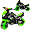 Jeździk motorek biegowy dla dzieci zielony motor Technok 5774