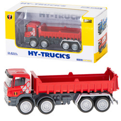 Wywrotka metalowe auto budowlane Die-Cast czerwona