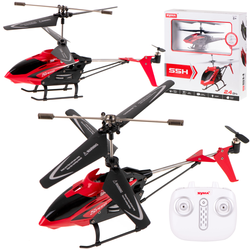 Duży helikopter zdalnie sterowany SYMA S5H 3CH dla dzieci Samolot na pilota czerwony