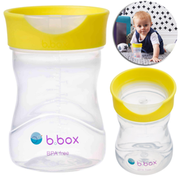 Kubek treningowy butelka do nauki picia dla dzieci BBox 240 ml cytrynowy BB00633