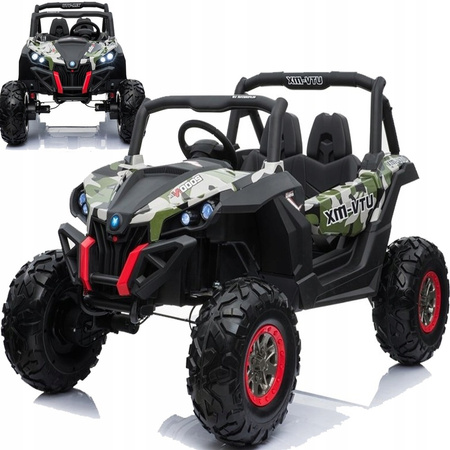 Duży samochód terenowy elektryczny auto na akumulator moro Jeep XMX603 4 silniki 45W