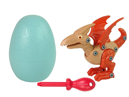 Pterodaktyl dinozaur zestaw jajko śrubokręt dla dzieci majsterkowanie