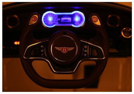 Samochód na akumulator Bentley elektryczny Auto dla dzieci światła LED