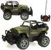 Duży samochód zdalnie sterowany dla dzieci Auto RC Jeep Off-Road 1:14 Oświetlenie LED zielony