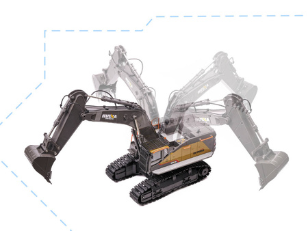 H-Toys Koparka sterowana RC 1592 skala 1:14 2,4GHz