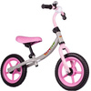 Rowerek biegowy szaro-różowy Rower dziecięcy