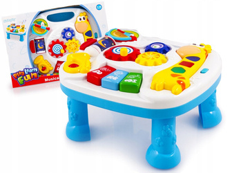 Interaktywny stolik edukacyjny dla dzieci panel muzyczny Żyrafa